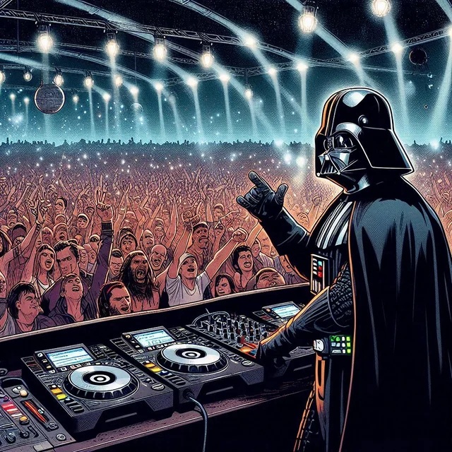 party vader Blank Meme Template