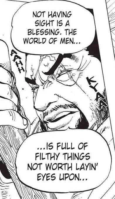 not having sight is a blessing Blank Meme Template