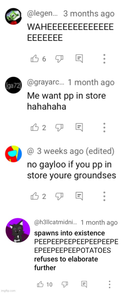 GoAnimate YouTube Comment Section (WARNING: You Will Cringe) | image tagged in goanimate,youtube comments,cringe worthy | made w/ Imgflip meme maker