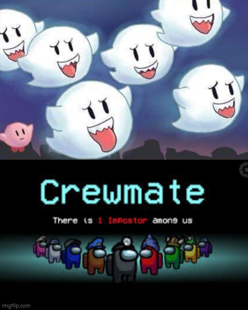 Hmm... who could it be the Imposter? | image tagged in there is 1 imposter among us,boo | made w/ Imgflip meme maker