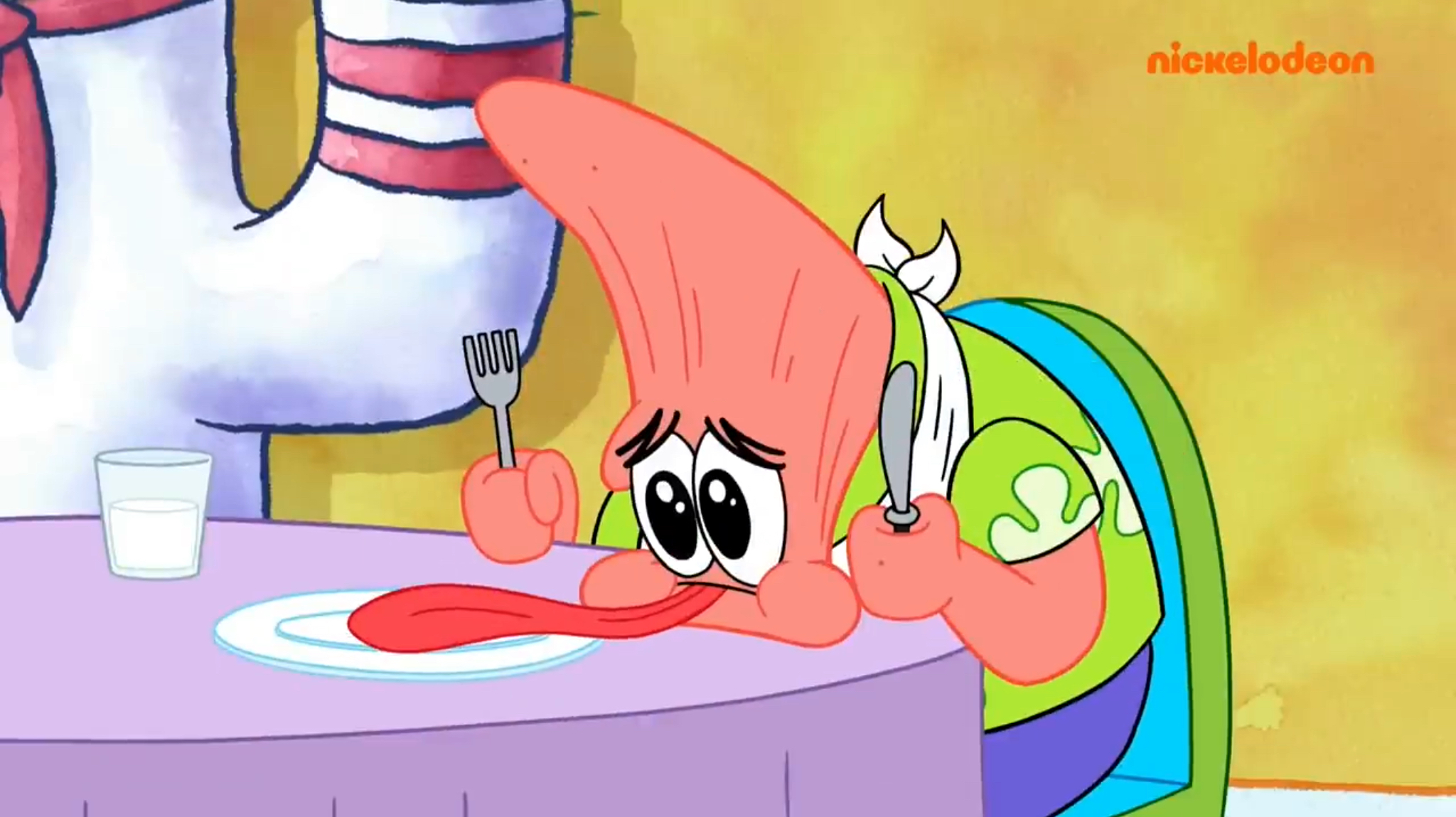 Patrick sad face Blank Meme Template