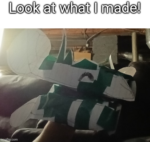His name is scrap paper | Look at what I made! | made w/ Imgflip meme maker