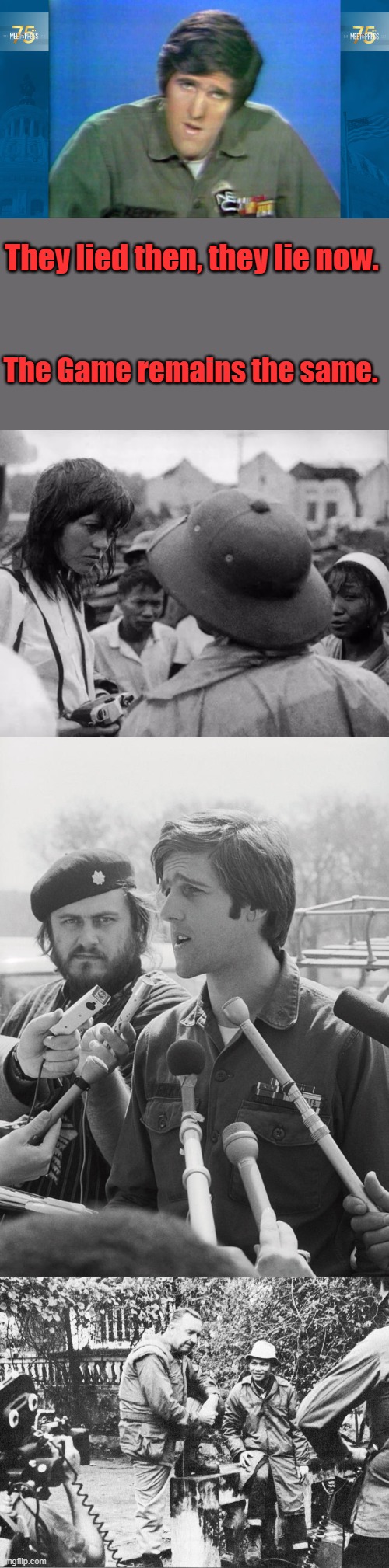 Same old same old with the dems | They lied then, they lie now. The Game remains the same. | made w/ Imgflip meme maker