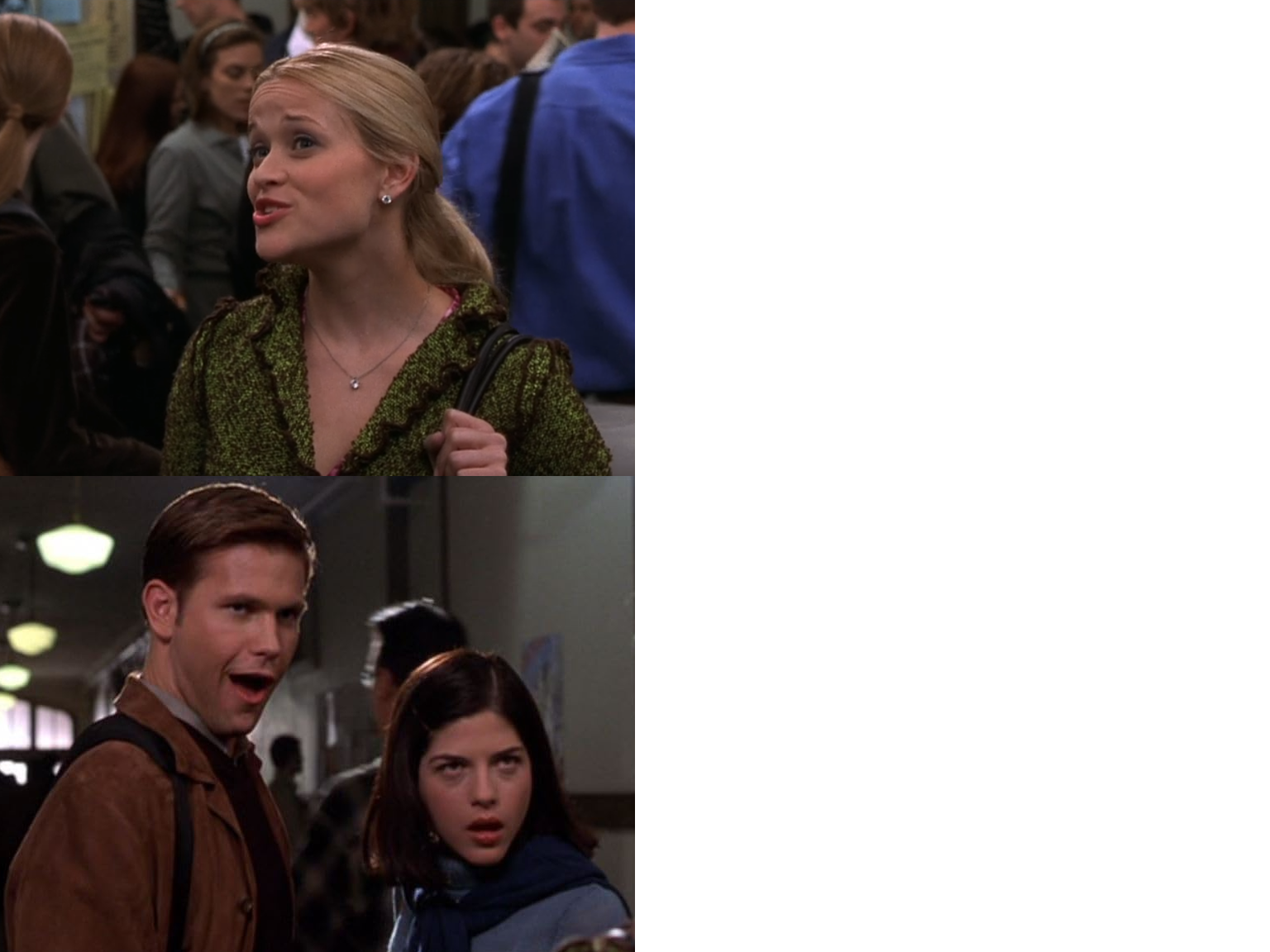 Legally Blonde Gasp Blank Meme Template