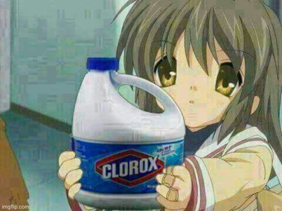 Anime Clorox | image tagged in anime clorox | made w/ Imgflip meme maker