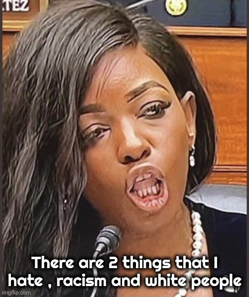Jasmine Crockett | There are 2 things that I hate , racism and white people | image tagged in jasmine crockett | made w/ Imgflip meme maker