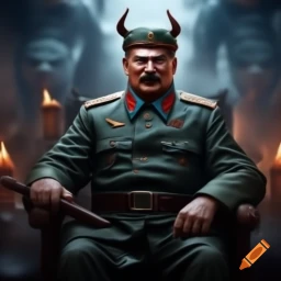 stalin devil Blank Meme Template