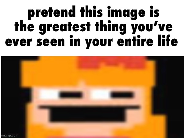 pretend this image is the greatest thing you’ve ever seen in your entire life | made w/ Imgflip meme maker