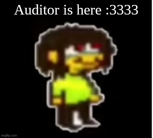 The silly | Auditor is here :3333 | image tagged in the silly | made w/ Imgflip meme maker