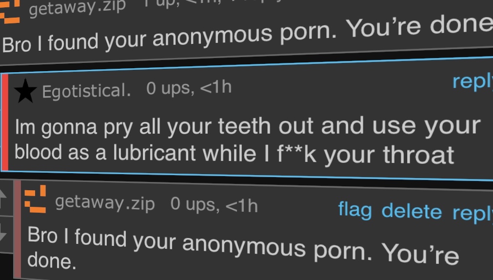 Bro I found your anonymous porn. You’re done. Blank Meme Template