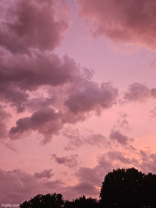 Last night's sunset | made w/ Imgflip meme maker