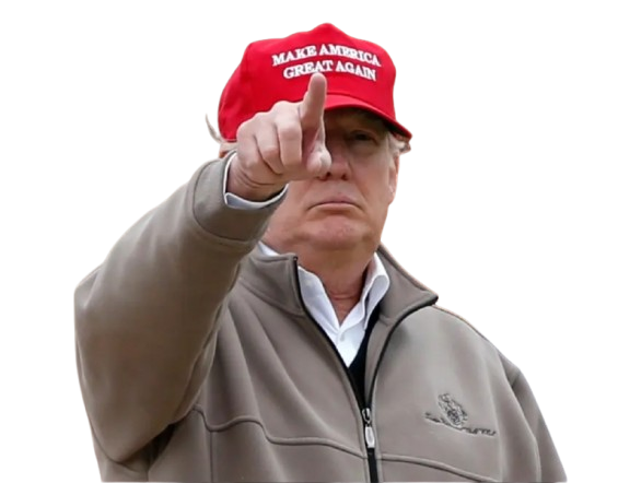 Trump Pointing Blank Meme Template