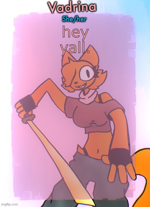 Vadrina announcement template (drawing by Doodle_boi) | hey yall. | image tagged in vadrina announcement template drawing by doodle_boi | made w/ Imgflip meme maker