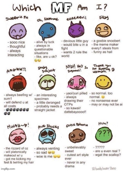 which moot am i | MF | image tagged in which moot am i | made w/ Imgflip meme maker