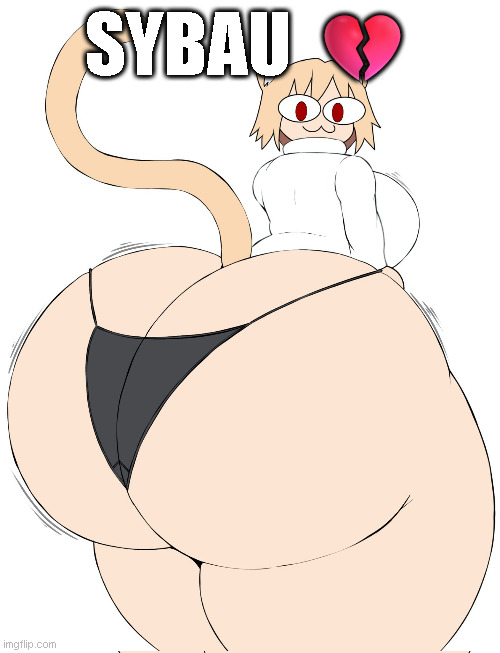 sybau | SYBAU 💔 | image tagged in neco arc | made w/ Imgflip meme maker