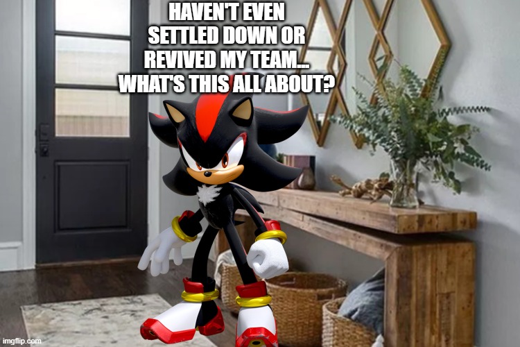 HAVEN'T EVEN SETTLED DOWN OR REVIVED MY TEAM... WHAT'S THIS ALL ABOUT? | made w/ Imgflip meme maker