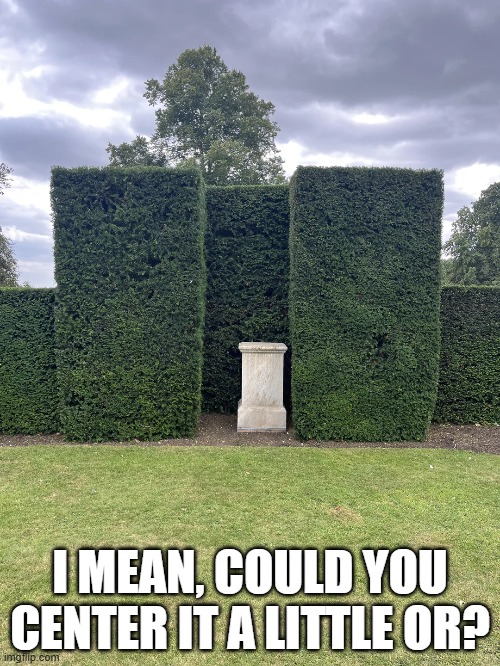 Not Centered | I MEAN, COULD YOU CENTER IT A LITTLE OR? | image tagged in you had one job | made w/ Imgflip meme maker
