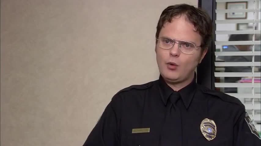 Dwight Sheriff Deputy Blank Meme Template