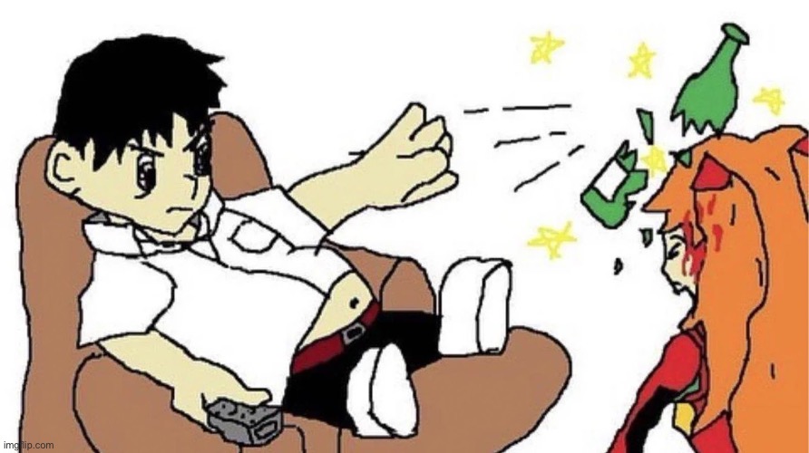 Delaware and thighs | image tagged in menes,shitpost,neon genesis evangelion,wife beater,beer | made w/ Imgflip meme maker