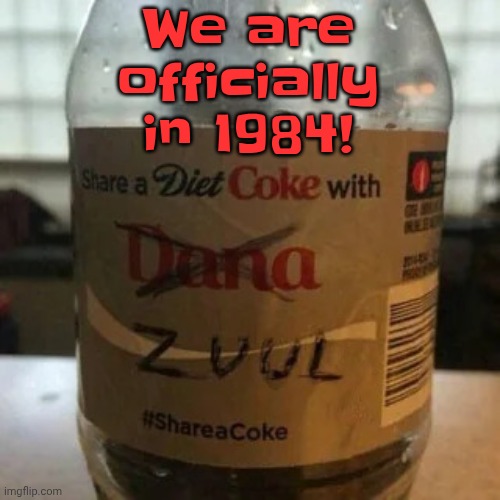 Why can't we have any cuss words in our memes anymore, kill whoever implemented this | We are officially in 1984! | image tagged in there is no diet only zero | made w/ Imgflip meme maker
