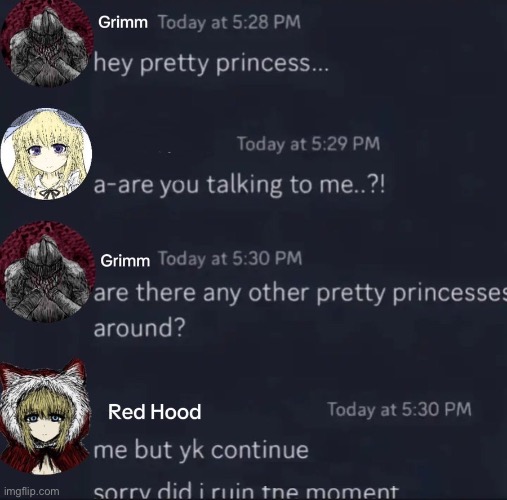 image tagged in memes,shitpost,discord,black souls,going to alice,dawn | made w/ Imgflip meme maker