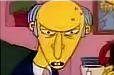 montgomery burns Blank Meme Template