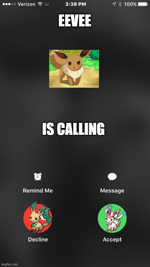 Please follow ShinyEeveeCrew to become a shiny Eevee lover | EEVEE; IS CALLING | image tagged in is calling you,eevee | made w/ Imgflip meme maker