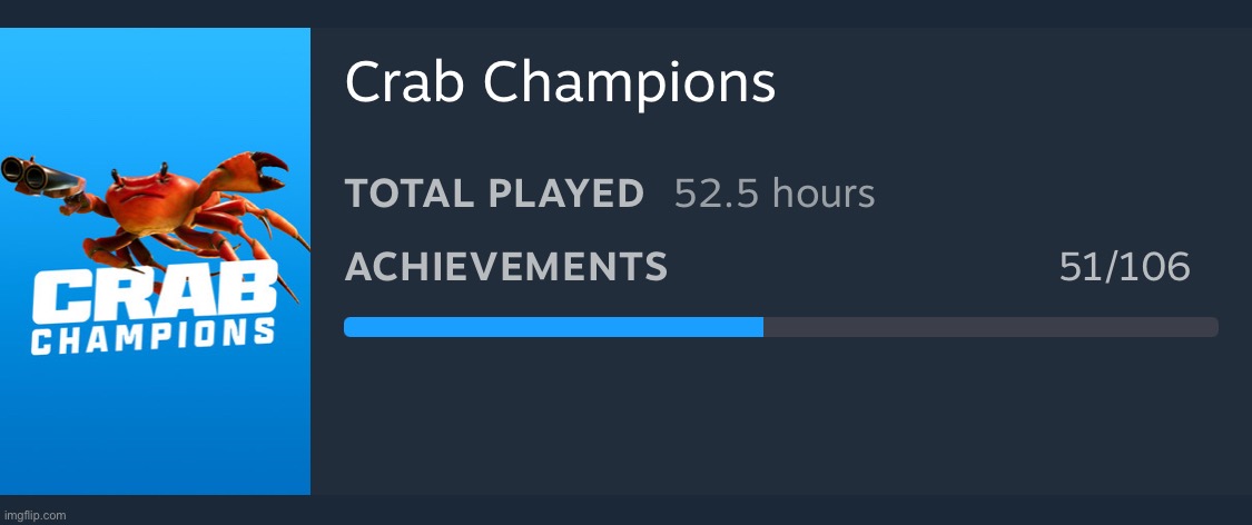 I haven’t played Crab Champions in over a year | made w/ Imgflip meme maker