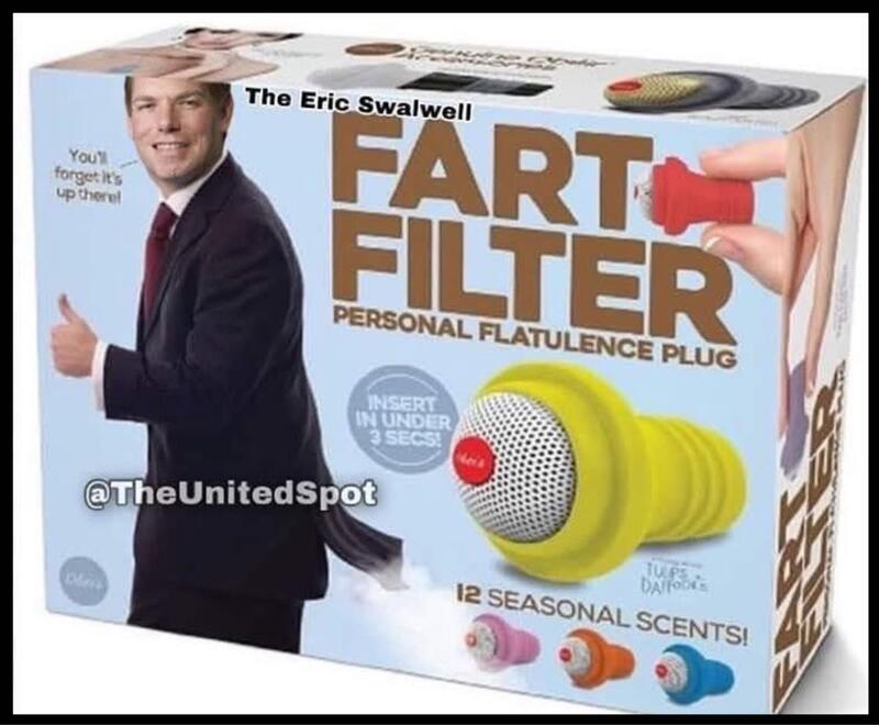 Eric Swalwell fart Blank Meme Template