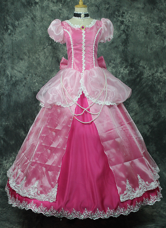 Adult Pink Cinderella Cosplay Costume Women Cinderella Fantasy P Blank Meme Template