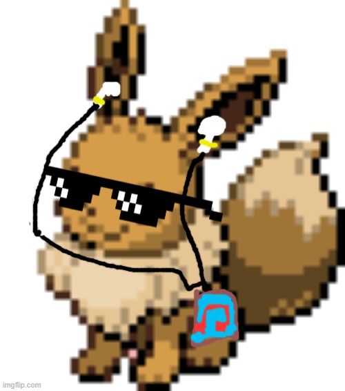 Groovy Eevee | image tagged in eevee,groovy | made w/ Imgflip meme maker