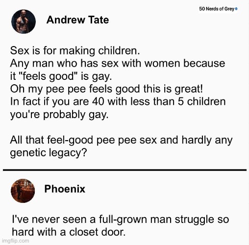 Andrew Tate burned | image tagged in burn,andrew tate,burning man,self burn | made w/ Imgflip meme maker