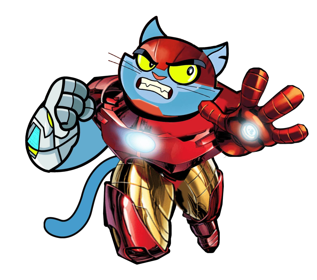 Ironcat (Ironman Reference) Blank Meme Template