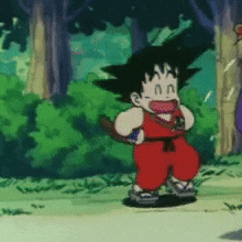 happy goku Blank Meme Template