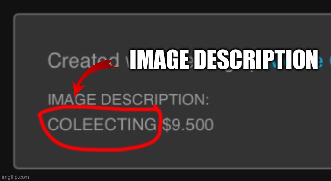 IMAGE DESCRIPTION | made w/ Imgflip meme maker