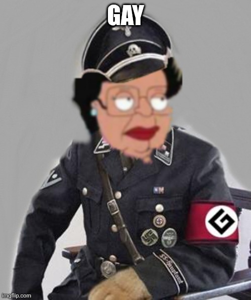 Consuela grammar maid | GAY | image tagged in consuela grammar maid | made w/ Imgflip meme maker