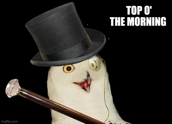 TOP O' THE MORNING | made w/ Imgflip meme maker