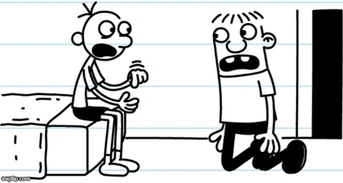 and than she said she was going to act super cute | image tagged in greg explains to rowley,dawn,black souls,diary of a wimpy kid,memes,shitpost | made w/ Imgflip meme maker