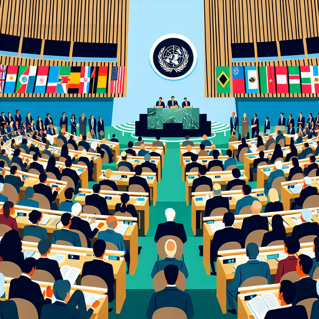 United Nations assembly Blank Meme Template