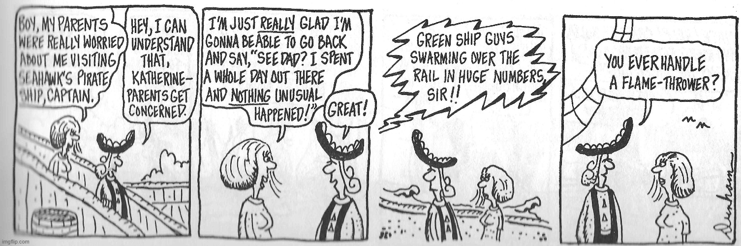 Classic Overboard | image tagged in comics | made w/ Imgflip meme maker
