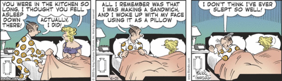 Blondie | image tagged in comics | made w/ Imgflip meme maker