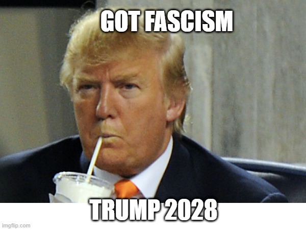 GOT FASCISM; TRUMP 2028 | made w/ Imgflip meme maker