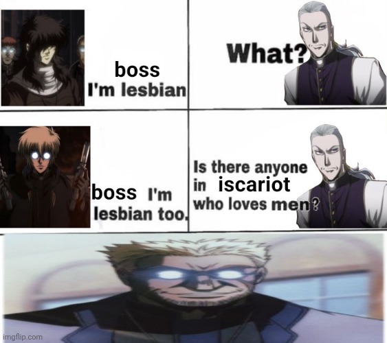 Hellsing Ultimate posting rn | image tagged in hellsing ultimate | made w/ Imgflip meme maker