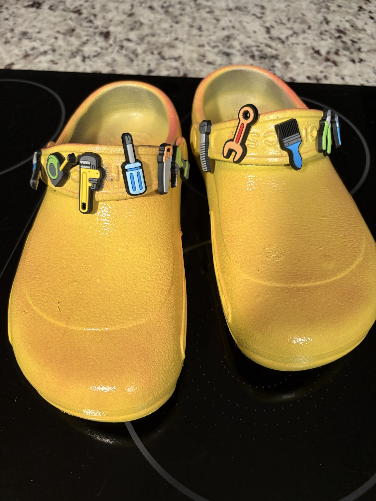 Golden Shoes Blank Meme Template