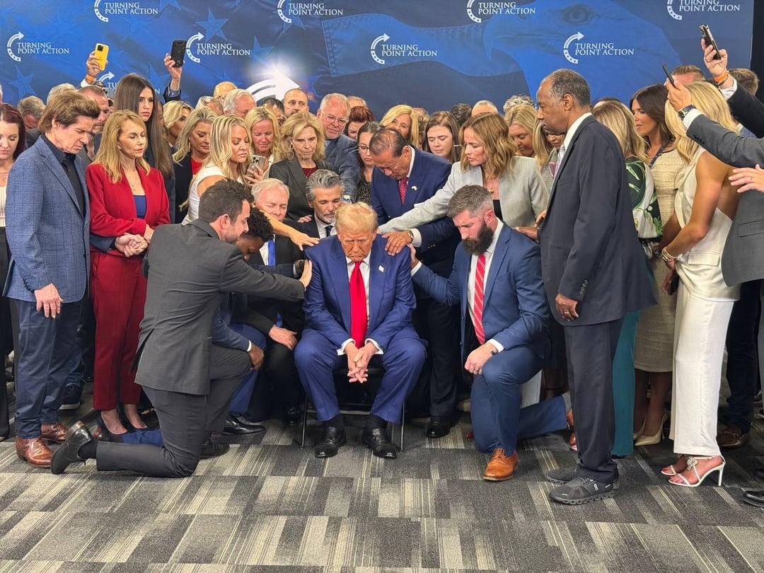 Praying For Trump Blank Meme Template