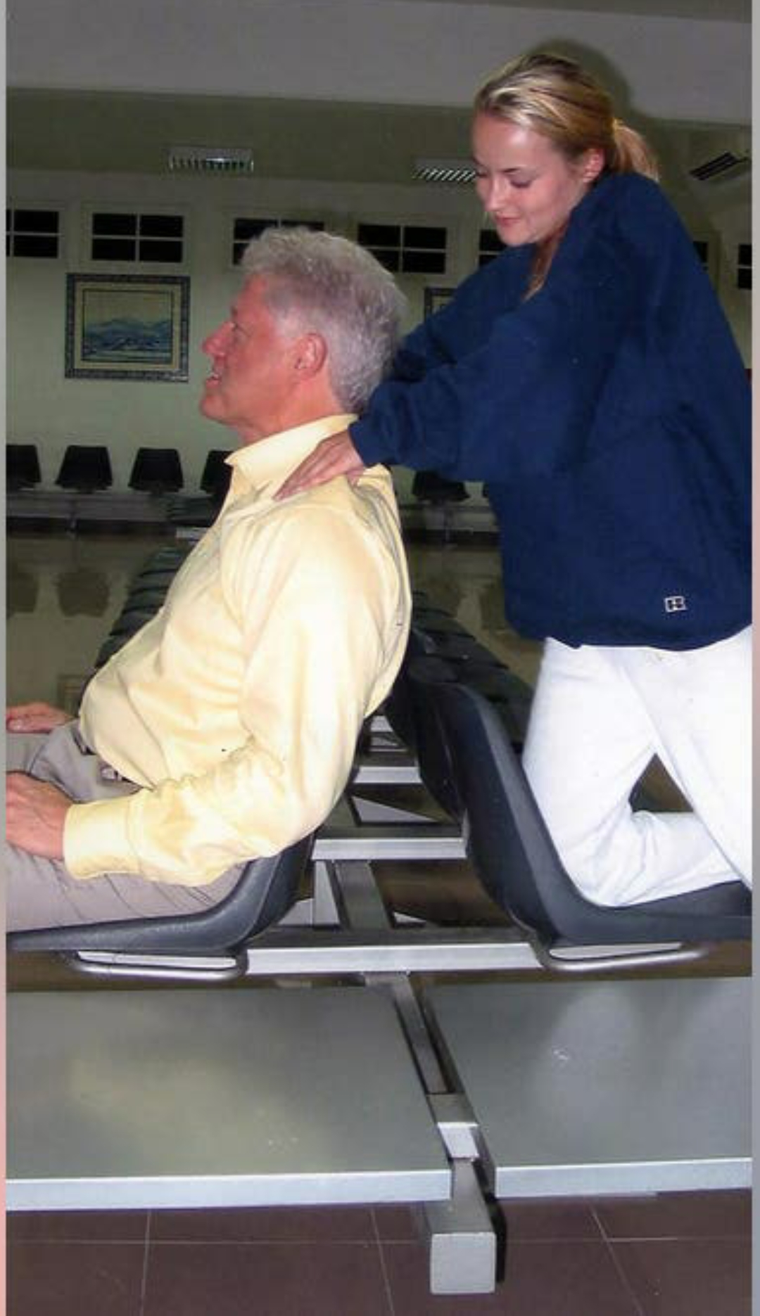 Clinton Epstein Massage Blank Meme Template