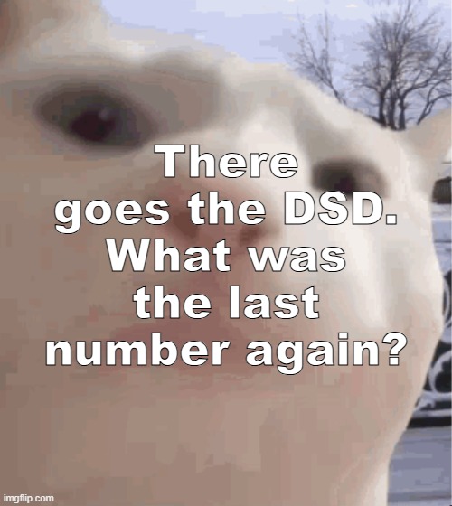 It will be our newest record and it reset because of me apparently. | There goes the DSD. What was the last number again? | image tagged in i showed you my,sans of topic | made w/ Imgflip meme maker