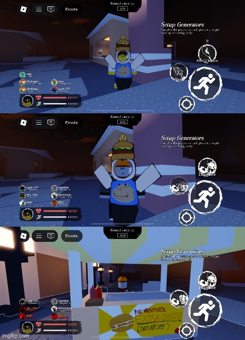 Different shots I took of my favorite survivors | image tagged in roblox,forsaken | made w/ Imgflip meme maker