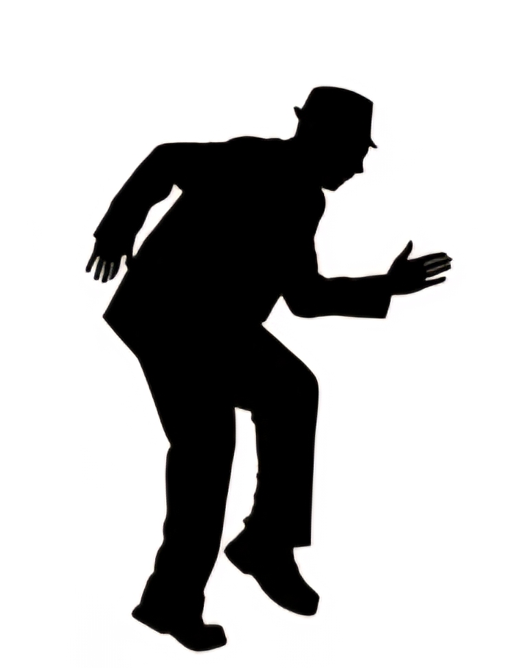 Shilloette man Blank Meme Template