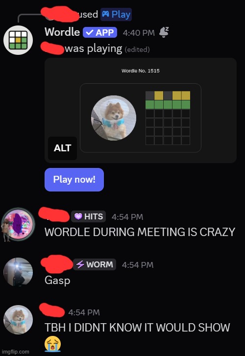 back from my weekly zoom meeting chat | made w/ Imgflip meme maker